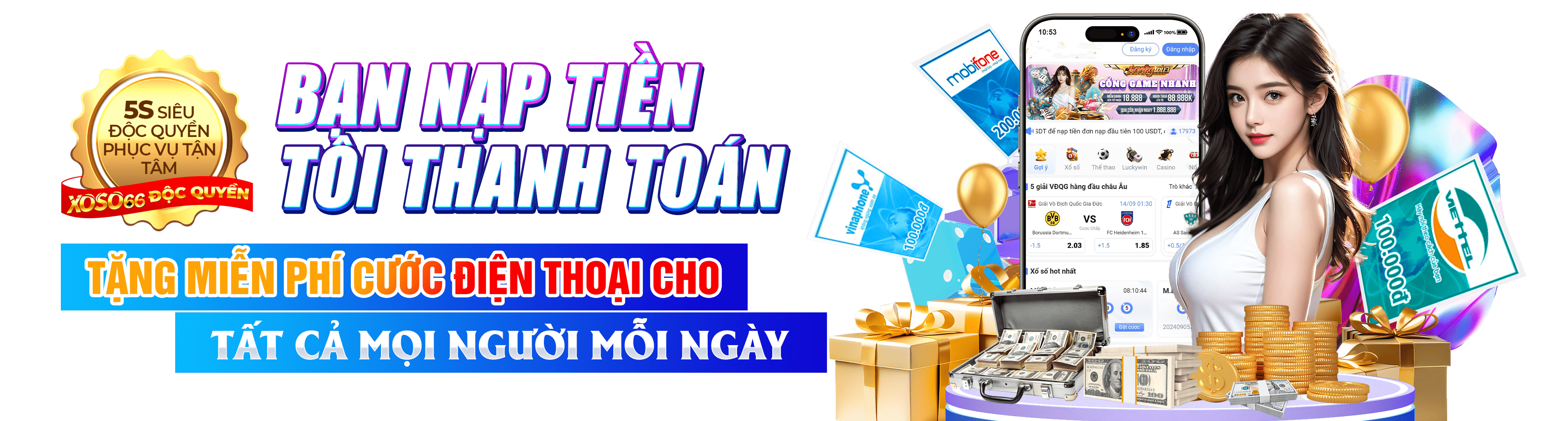 Hình ảnh quảng cáo của naga hiển thị nền tảng và các lợi ích
